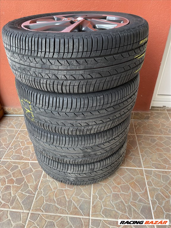  Toyota Yaris gyári alufelni,195/50R16 Bridgestone nyári gumi 2. kép