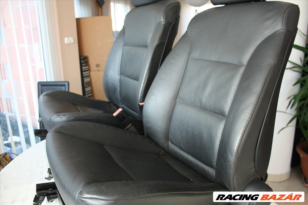 BMW bőr belső ülés E60 fekete sedan 6. kép