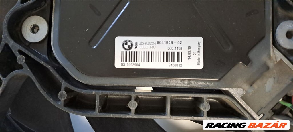 BMW i3 I01 hűtő ventillátor keret lapát motor 864194802 9. kép