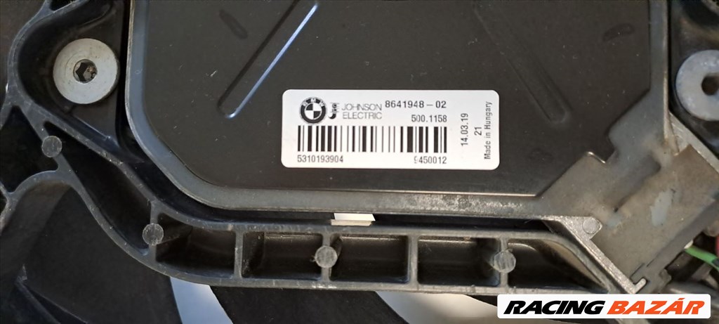 BMW i3 I01 hűtőventillátor kompletten 864194802 8. kép