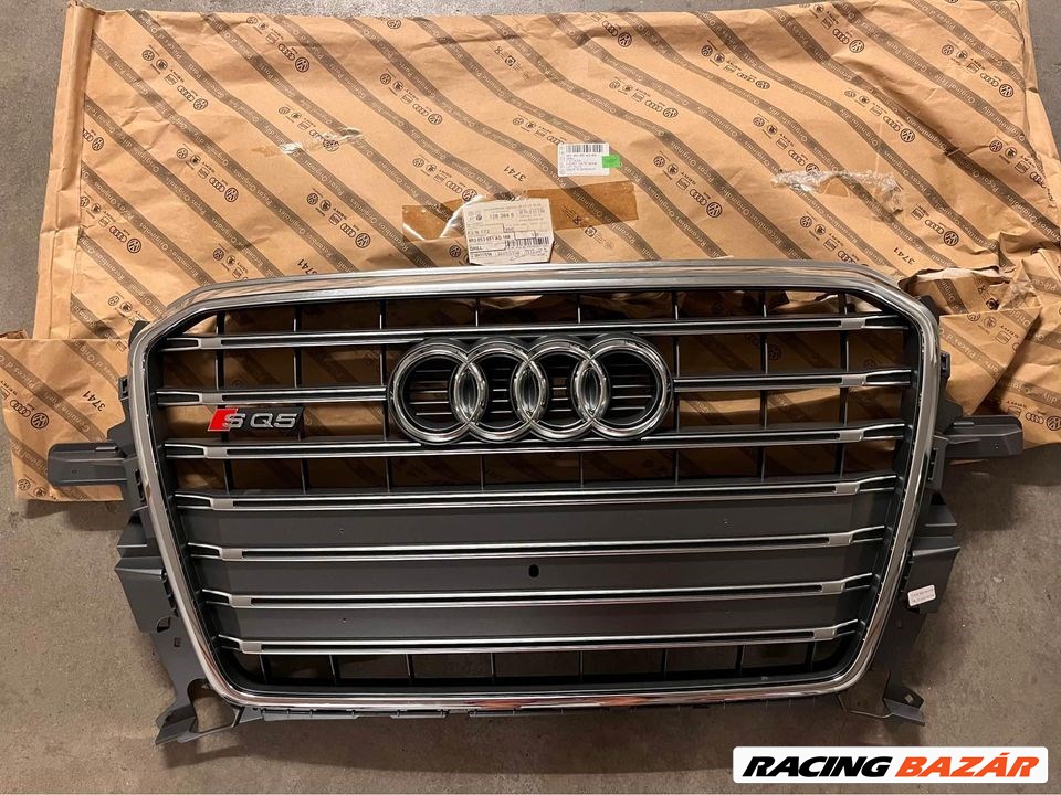Audi SQ5 (8R) gyári hűtőrács ÚJ!!! 8r0853651ag1rr 2. kép