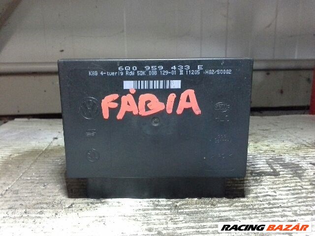 Skoda Fabia I 1.4 Komfort Elektronika "29600" 6q0959433e 1. kép