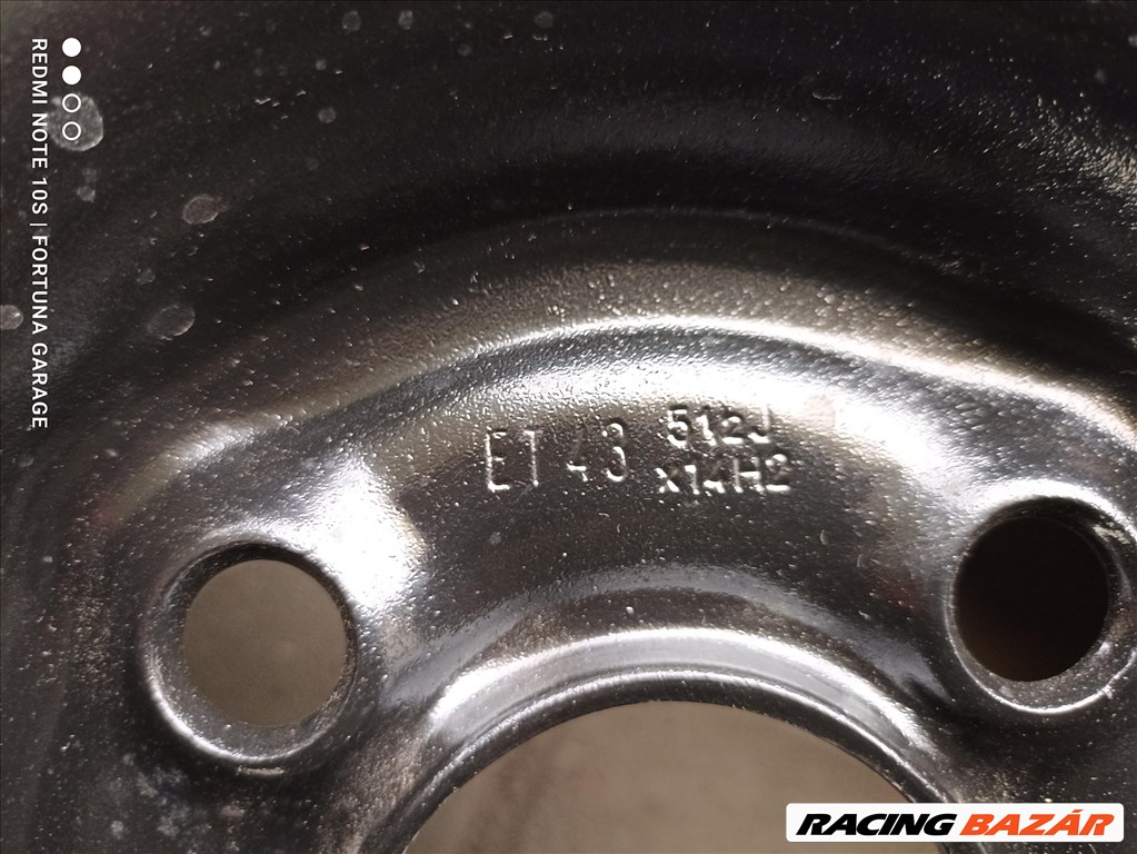 4x100 14" Opel felújított lemezfelni garnitúra (R347) 7. kép