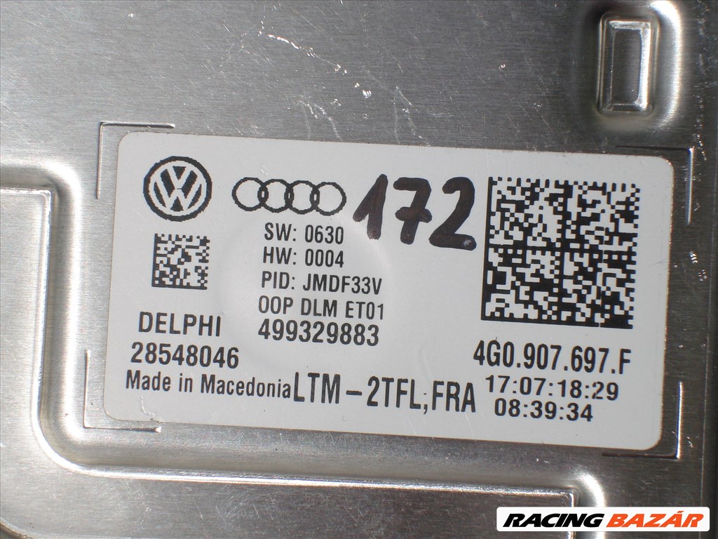 Audi Skoda VW Fényszóró Vezérlő Modul Új 4G0907697F 2010-től 5. kép