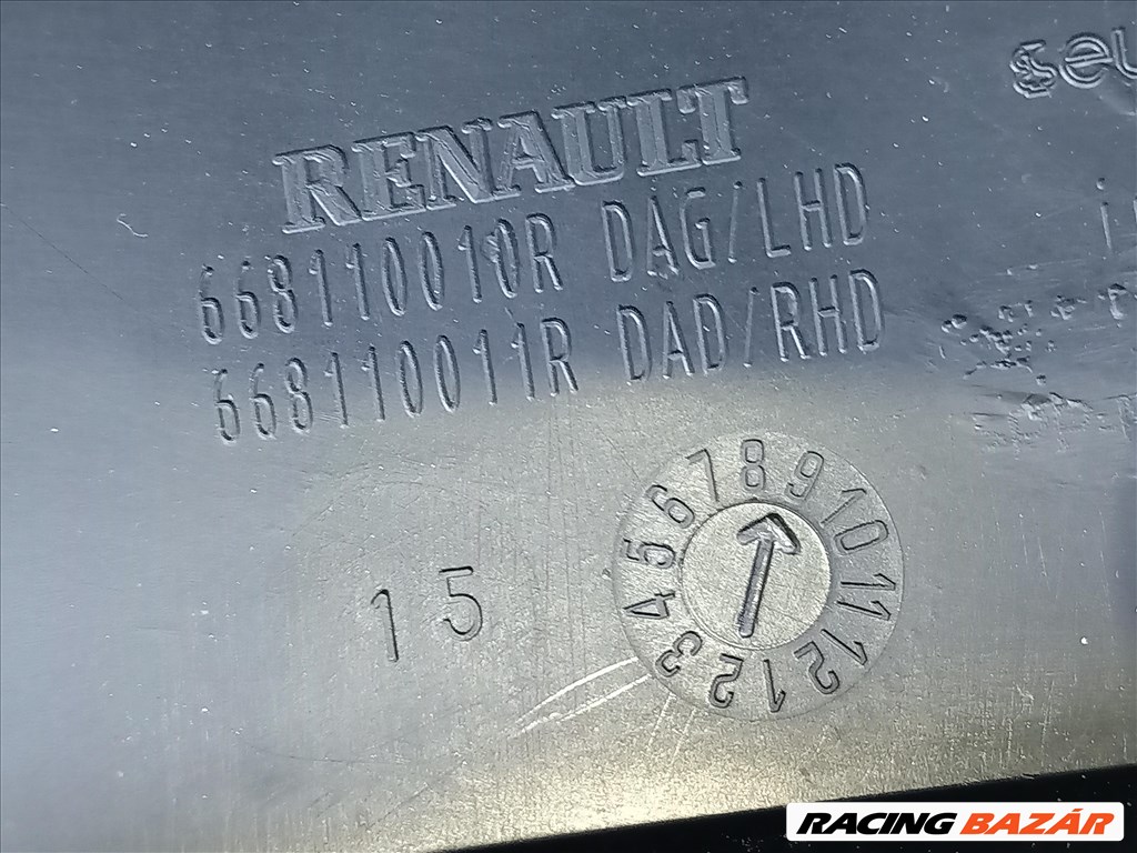 Renault Master Opel MOVANO 10- Első szélvédő alá levélfogó rács 9455 668110010r 668110011r 5. kép