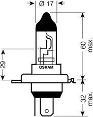 OSRAM 64196-01B - fényszóró izzó DAF IVECO MAN MERCEDES-BENZ NEOPLAN NISSAN RENAULT TRUCKS SCANIA VO 1. kép
