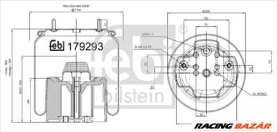 FEBI BILSTEIN 179293 - Légrugó rugótömb