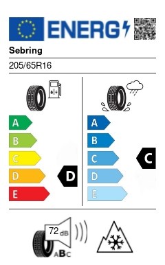 SEBRING SNOW M+S 205/65 R16 95H téli gumi 2. kép