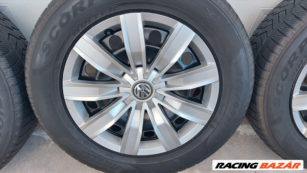 Gyári, VW Tiguán II. 5NA   17" lemezfelni 5x112  téli  gumikkal 2. kép