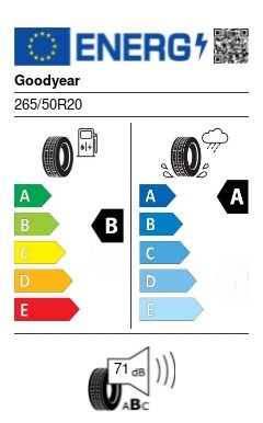 Goodyear XL EFFICIENTGRIP 2 SUV  265/50 R20 111V off road, 4x4, suv nyári gumi 2. kép