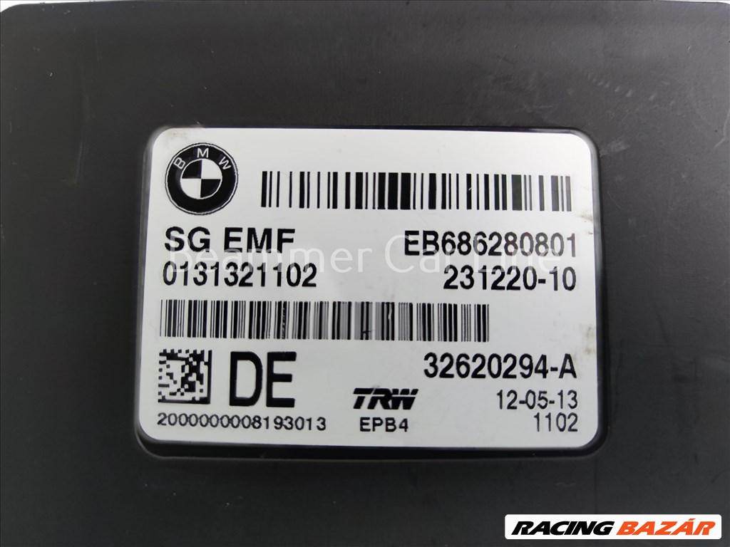 BMW F10/F11/F06/F12/F13/F25/F26 Kézifék vezérlő  modul (EMF) 6862808 2. kép