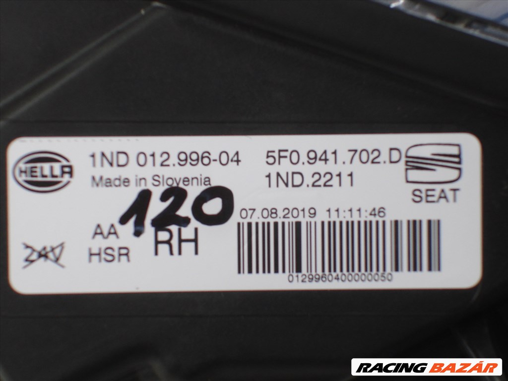 Seat Ateca Jobb Led Menetfény Új 5F0941702D 2016-tól 5. kép