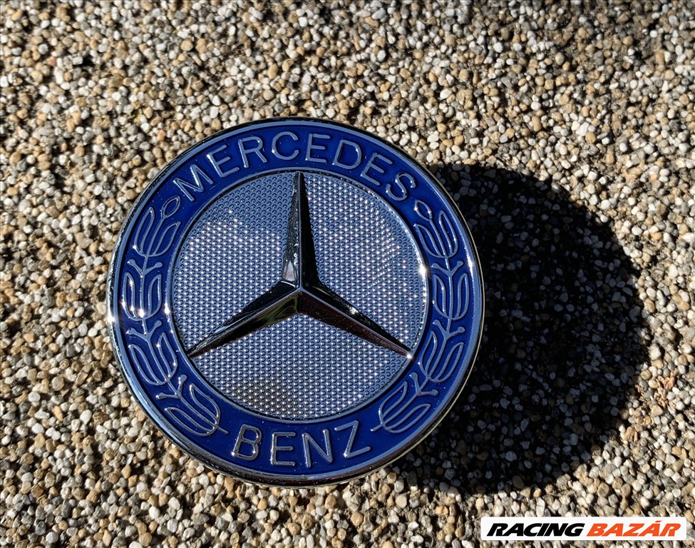 Új Mercedes 57mm Gépház Motorháztető JEL Logo Embléma Felirat 1. kép