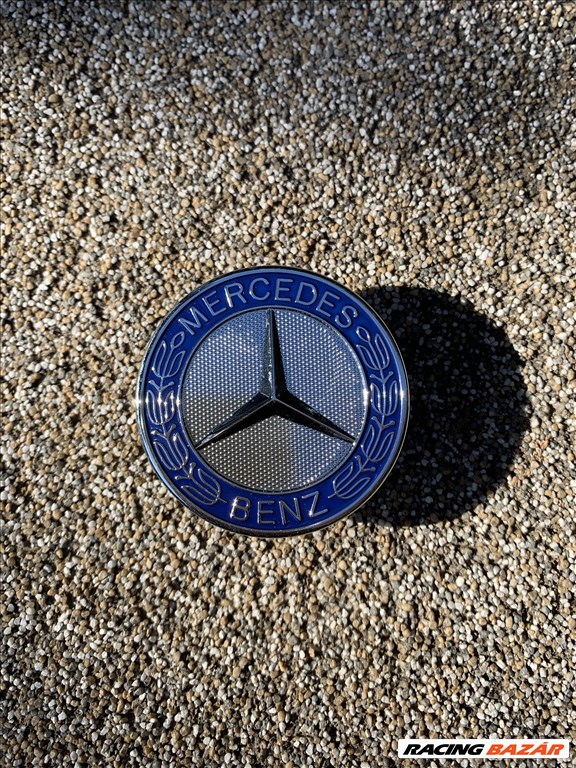 Új Mercedes 57mm Gépház Motorháztető JEL Logo Embléma Felirat 2. kép