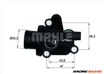 MAHLE TI 12 87 - termosztát, hűtőfolyadék MERCEDES-BENZ