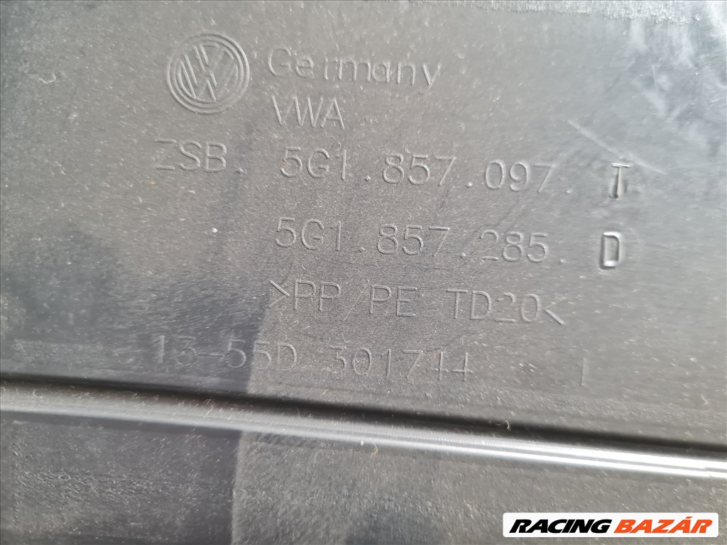 Volkswagen Golf VII kesztyűtartó 5G1 857 285 D 8. kép