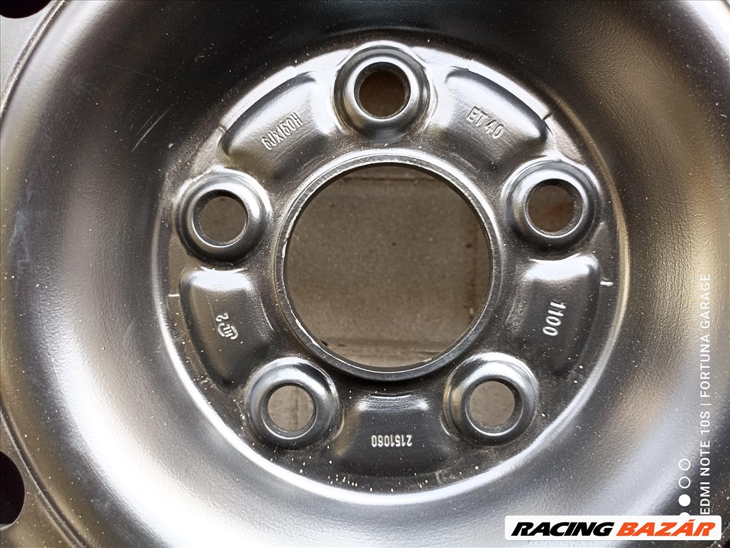 5x114.3 15" Nissan / Renault újszerű lemezfelni garnitúra (R355) 7. kép