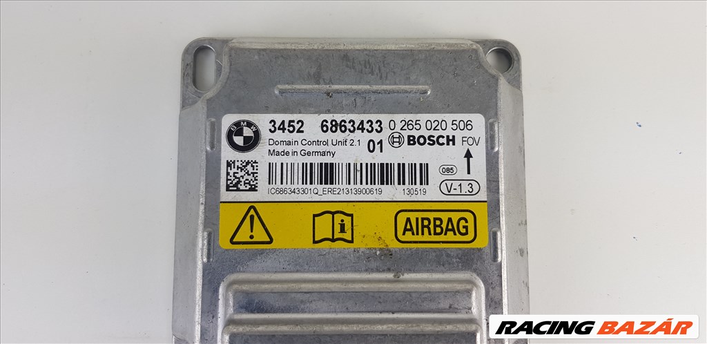 BMW  F20/F21/F22/F23/F30/F31/F34/F32/F33	Légzsák vezérlő modul (ICM modul) 6863433 2. kép