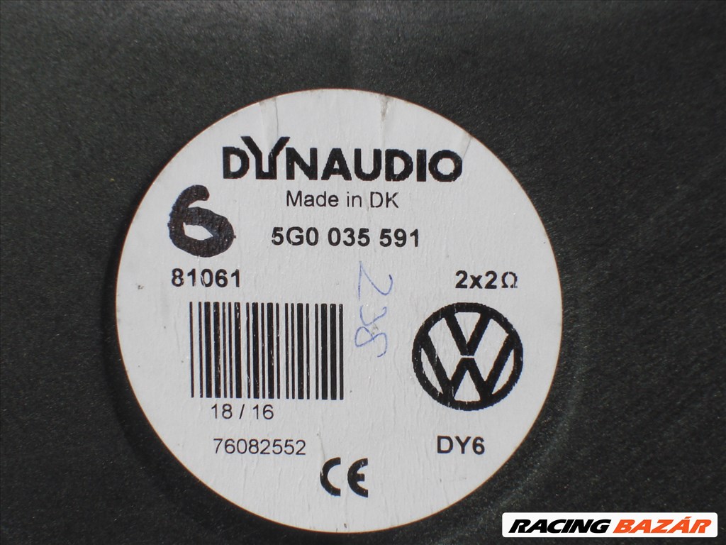 VW Golf VII Dynaudio Subwoofer Csomagtartóba 5G0035591 5. kép