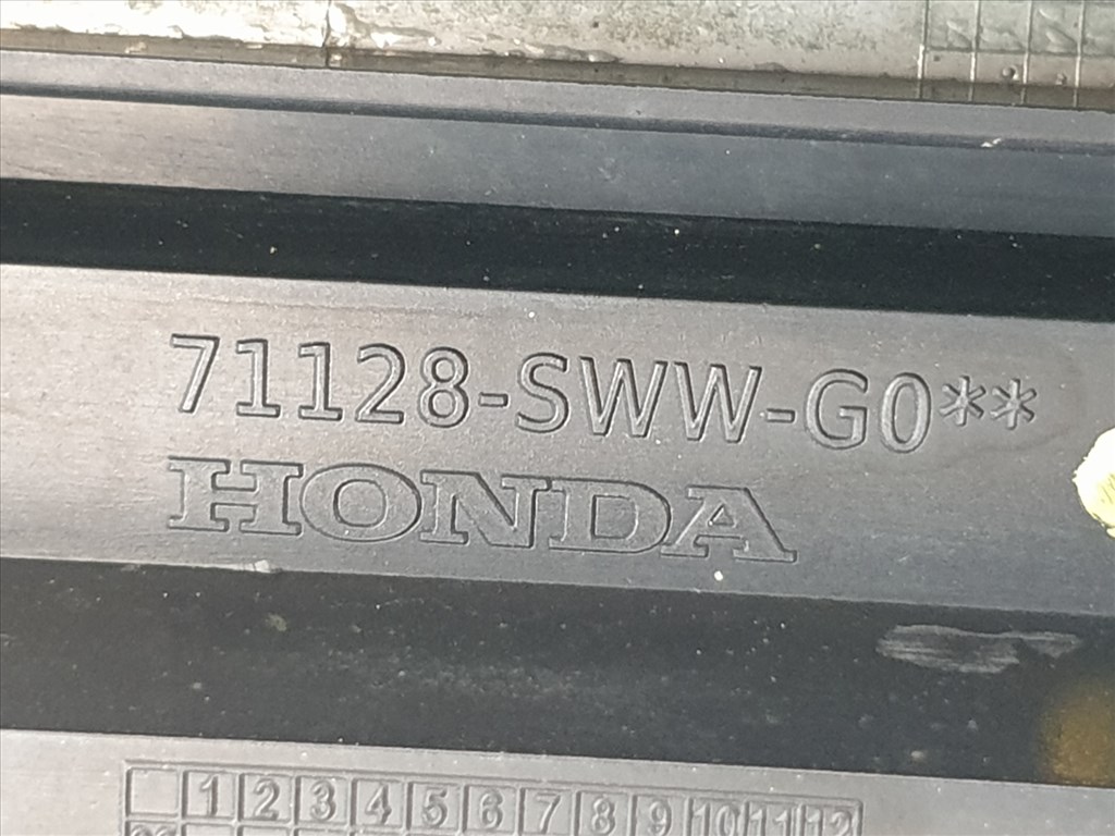 506698 Honda CR -V, 2008, Hűtőrács, Díszrács, Hűtőmaszk, 71128-SWW-G0 18. kép