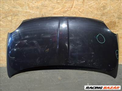 160487 Fiat 500 2007- fekete színű motorháztető a képen látható sérülésekkel 