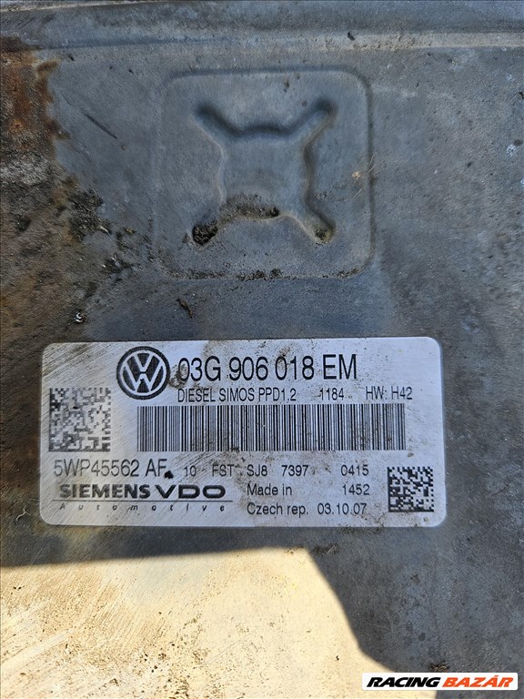 Volkswagen Passat B6 Motorvezérlő dsg 03g906018em 3. kép
