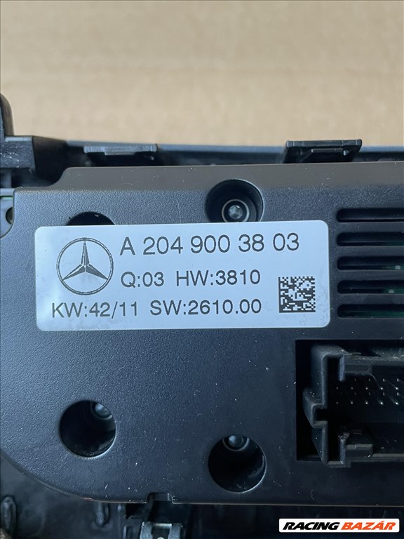 Mercedes C-osztály W204 Kíma vezérlőegység  a2049003803 2. kép