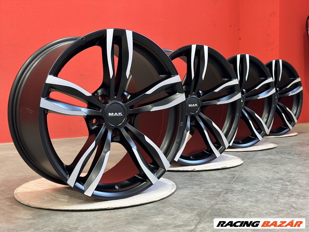 R19 5x120 (72,6) MAK LUFT ICE BLACK 9J ET39  -új akciós alufelnik 19"  2. kép