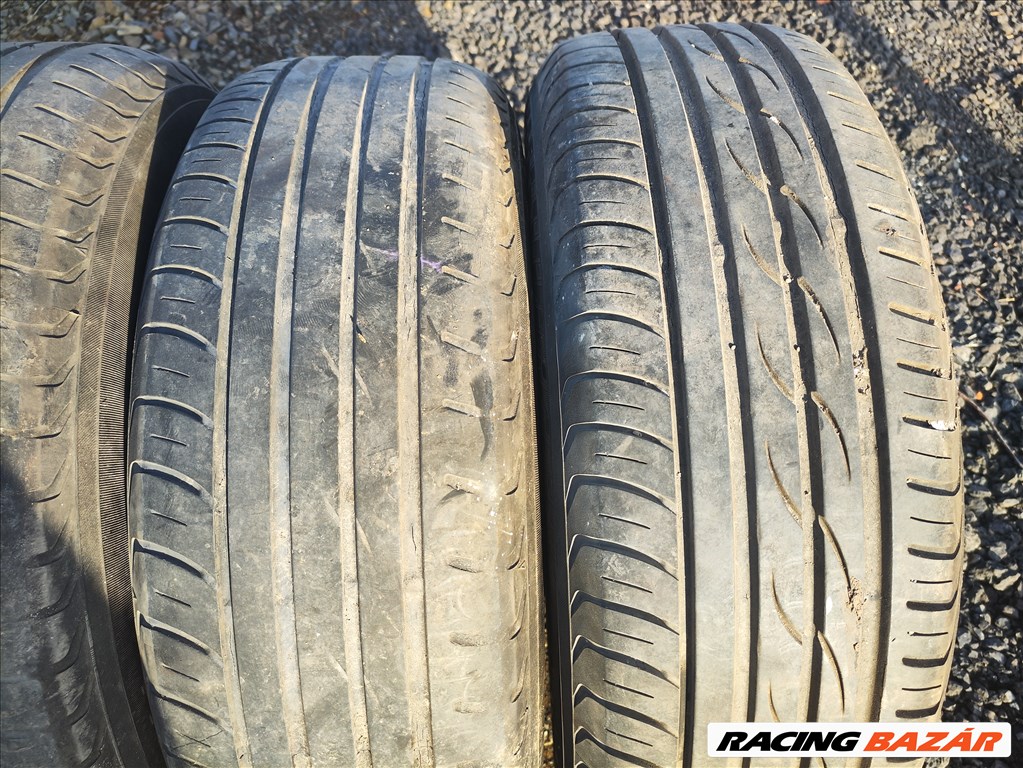 Skoda Octavia II 5x112 lyukosztású 15" használt lemezfelni, rajta 195/65 kopott Yokohama nyári gumi 8. kép