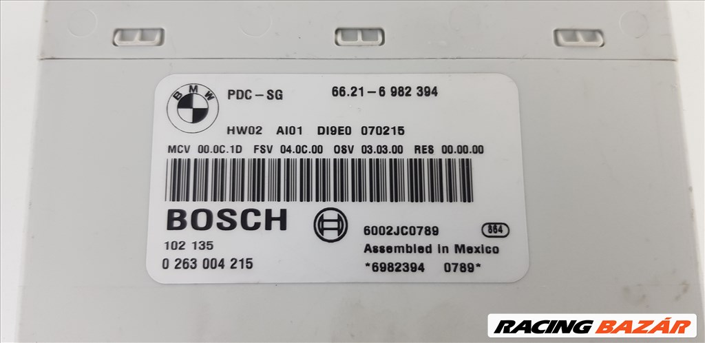 BMW  E81/E87/E87lci/E88/E82/E90/E90lci/E91/E91lci/E92/E92lci/E93/E93lci/E84	PDC modul 6982394 2. kép