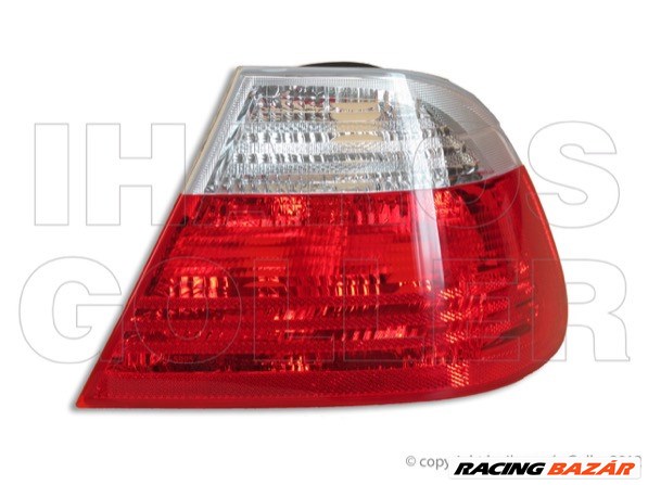 BMW 3 (E46) 1998.04.01-2001.08.31 Hátsó lámpa üres jobb külső fehér/piros (Coupé) (02AS) 1. kép