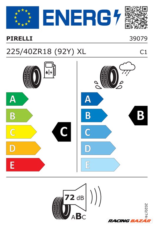 Pirelli P Zero Nero GT 225/40 ZR18 (92Y) XL 2. kép