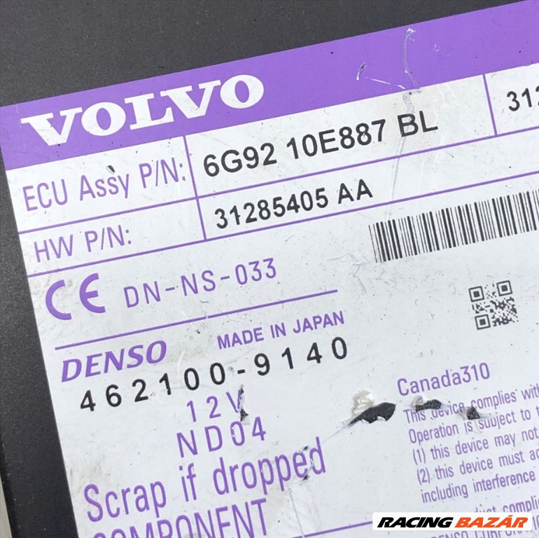 Volvo V70, Volvo XC60, Volvo S80 navigációs modul 31285405aa 4. kép