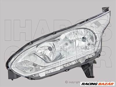 Ford Transit Connect-Tourneo 2013.09.30-2018.05.28 fényszóró H7/H15+DRL bal króm házas 15.10- (motorral) TYC* (1EKN)