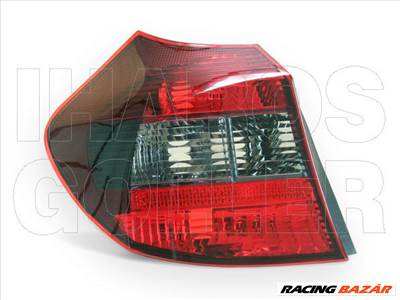 BMW 1 (E87, E81) 2004.01.01-2007.03.31 Hátsó lámpa üres bal (füst/piros) (0S68)