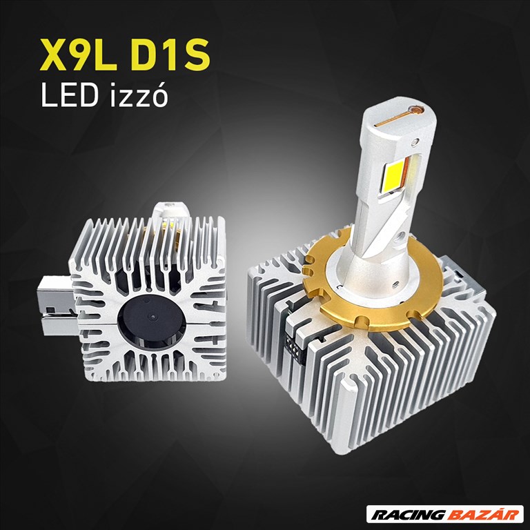 D1S LED izzó CANBUS 12V 6500K  Hideg fehér 5070 CSP LED autóba - X9L 6000 lm - 2db-os készlet 6. kép