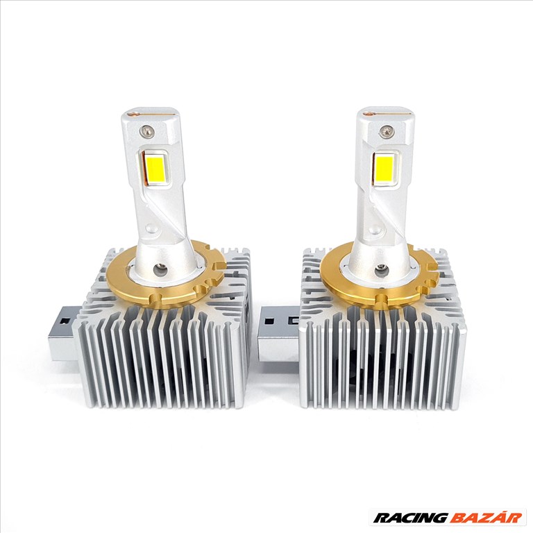 D1S LED izzó CANBUS 12V 6500K  Hideg fehér 5070 CSP LED autóba - X9L 6000 lm - 2db-os készlet 7. kép