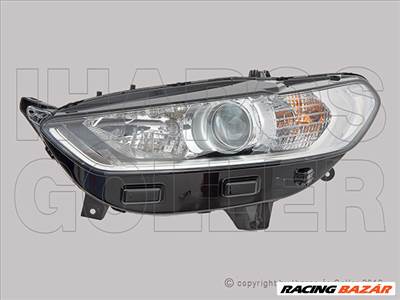 Ford Mondeo 2015.01.01-2019.02.04 fényszóró H7+H15 bal, nappali fénnyel(motoros állítás, motor nélkül) VALEO (15TG)