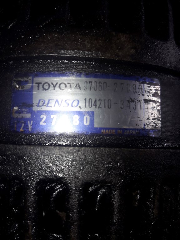 Toyota Avensis Generátor 3. kép