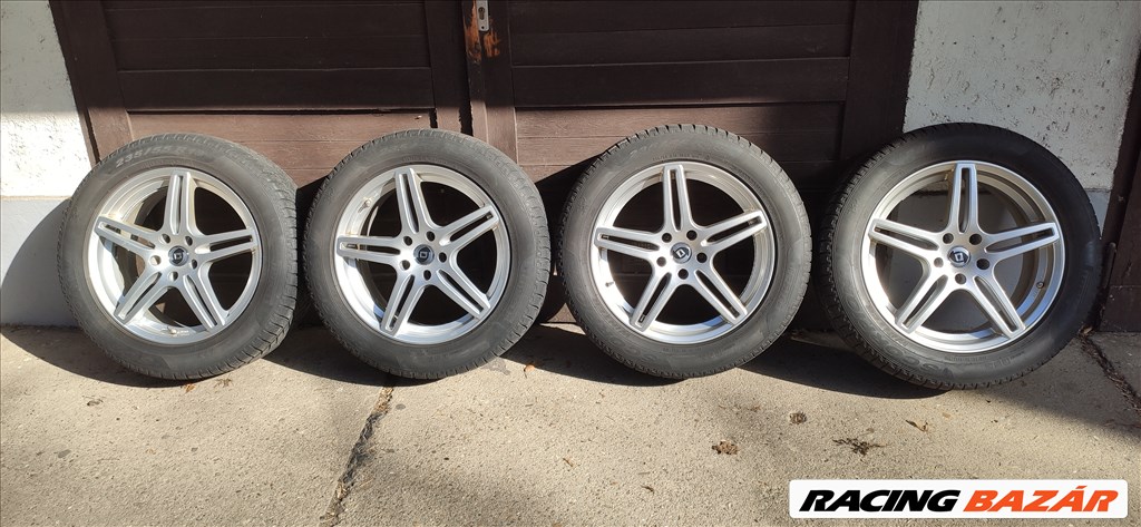  18" használt alufelni, rajta 235/55 használt Pirelli téli gumi gumi  1. kép