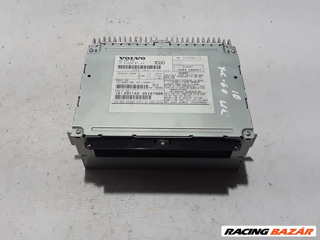 Volvo XC60, Volvo S60, Volvo V60 gyári rádió 31310833 1. kép