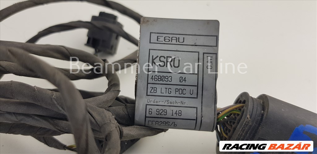 BMW E63/E64 első PDC kábel köteg 6929148 2. kép
