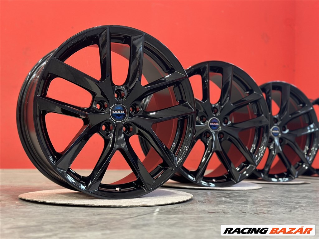 R19 5x114,3 (70,55) MAK VOLTAGE GLOSS BLACK 8.5J ET40 For FORD MUSTANG  új felnik 19"  3. kép