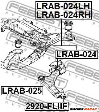 FEBEST 2920-FLIIF - Lengőkar gömbfej LAND ROVER