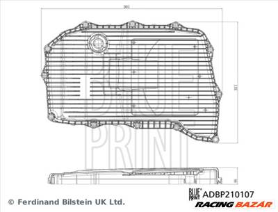 BLUE PRINT ADBP210107 - hidraulikus szűrő, automatikus váltó AUDI