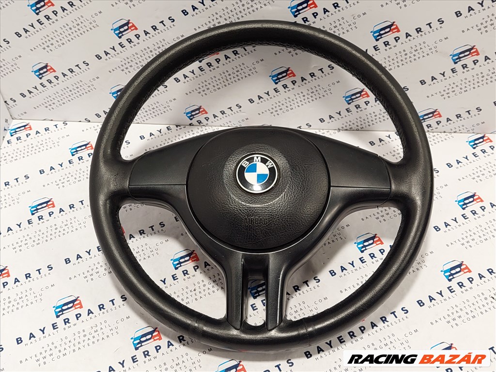 BMW E46 E39 X5 dupla pálcás kormány bőrkormány bőr sport kormány (003728) 1. kép