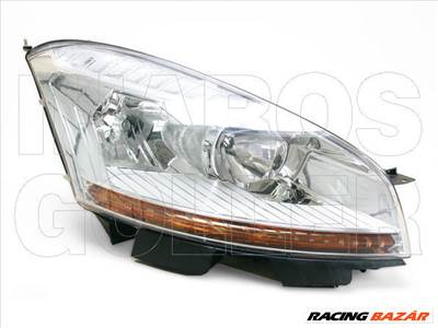 Citroen C4 Picasso 2006.10.01-2010.10.31 fényszóró H1/H7 jobb (motorral) DEPO (0XEC)