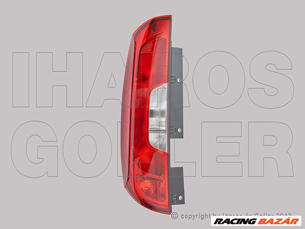 Fiat Doblo 2015.01.01- Hátsó lámpa üres bal (dupla h. ajtós) SZGK (1AAA) 1. kép