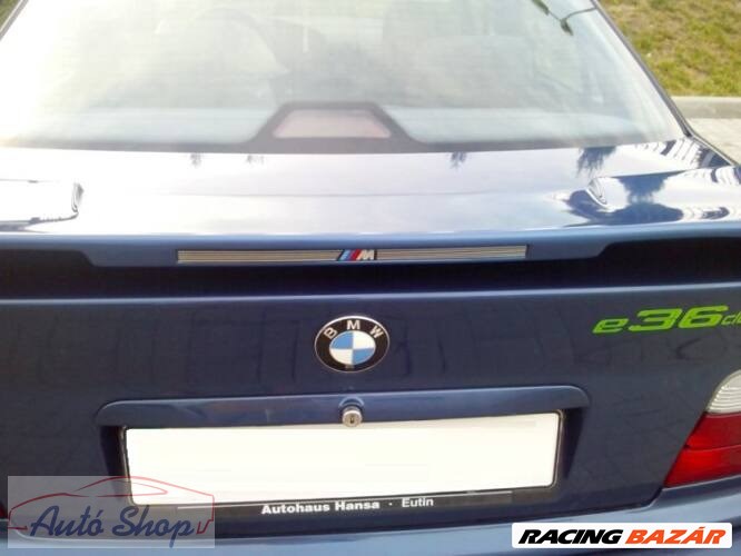 Gyári BMW M felirat E36 M3 Motorsport és GT2 csomagtartó szárnyba épített pótféklámpára 51712258239 2. kép