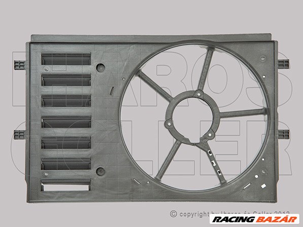 Audi A1 (8X) 2010.01.01-2014.12.01 Hűtőventilátor keret (klímás) (1DN0) 1. kép
